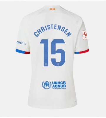 Barcelona Andreas Christensen #15 Replica Away Stadium Shirt for Women 2023-24 Short Sleeve